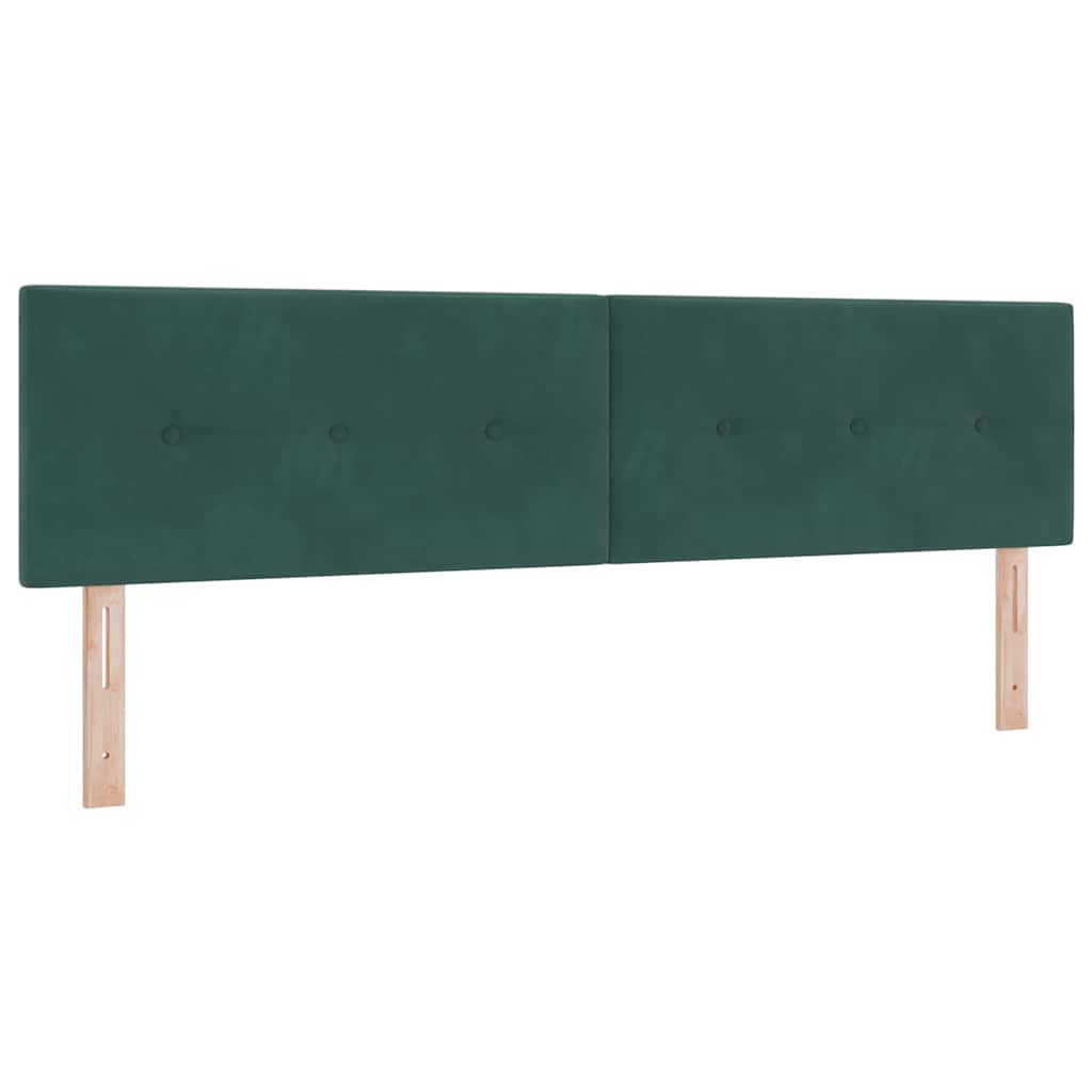vidaXL Κεφαλάρι Σκούρο Πράσινο 180 cm Βελούδο