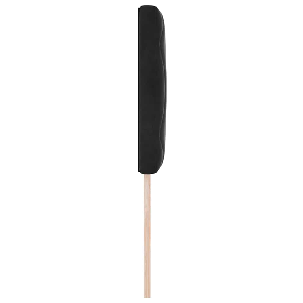 vidaXL Κεφαλάρι Μαύρο 80 cm Βελούδο