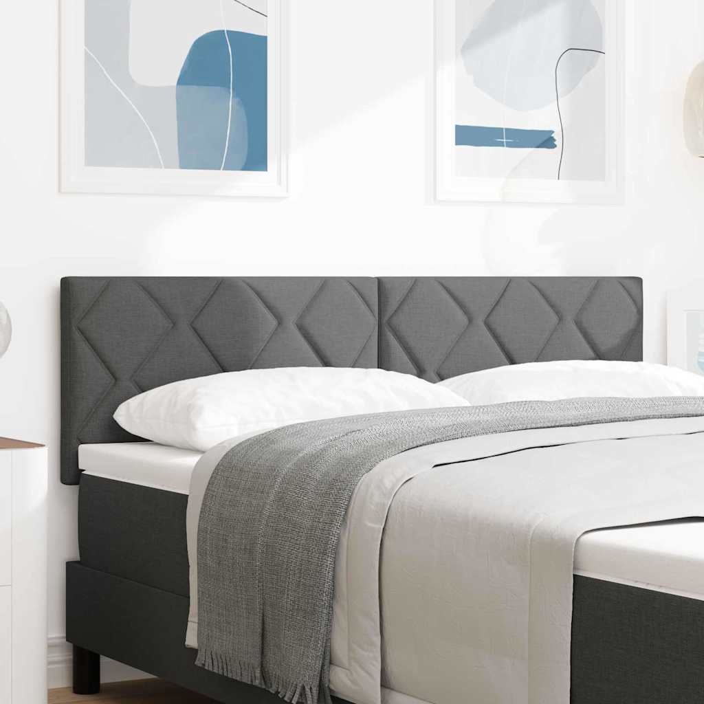 vidaXL Κεφαλάρι Σκούρο Γκρι 144 cm ύφασμα