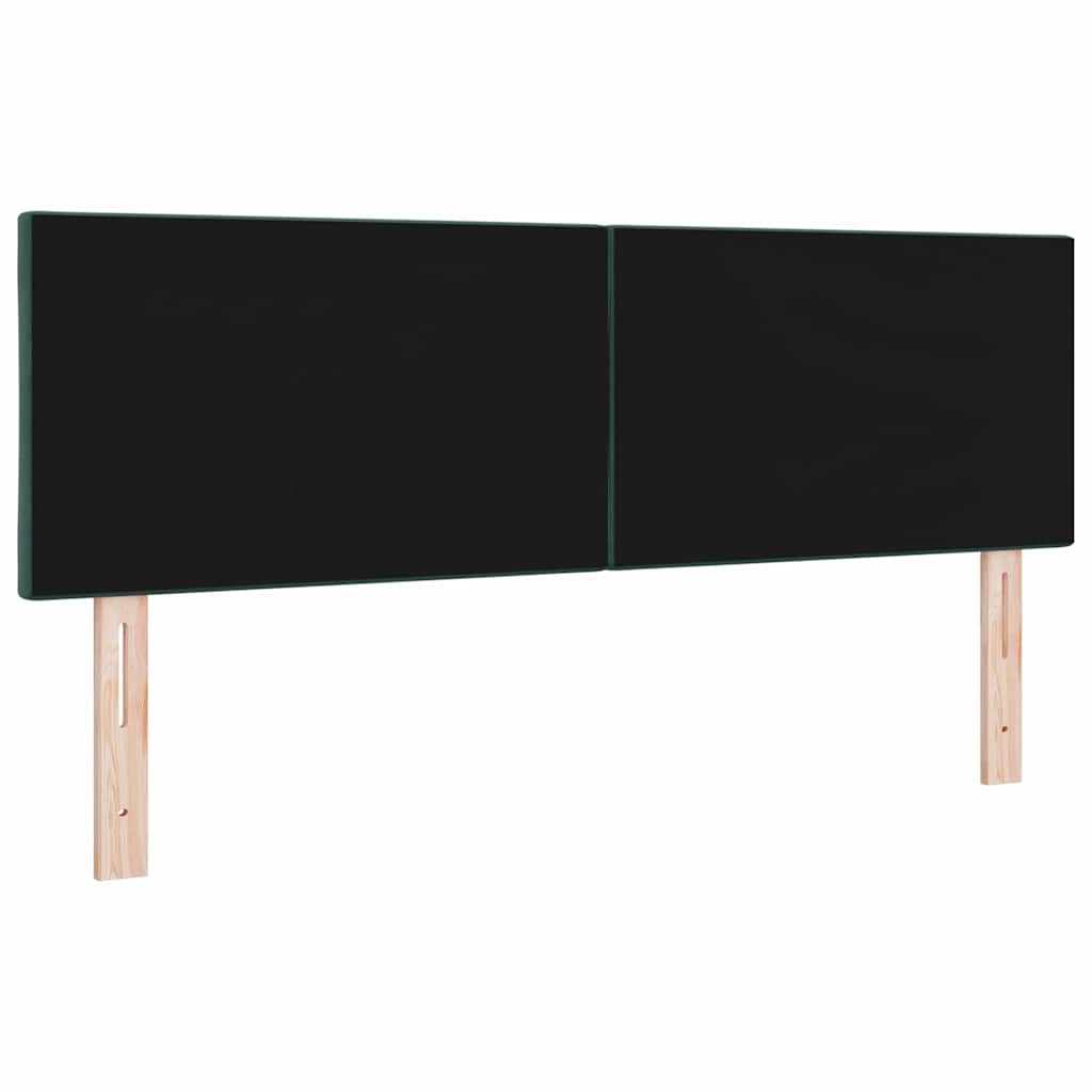 vidaXL Κεφαλάρι Σκούρο Πράσινο 144 cm Βελούδο