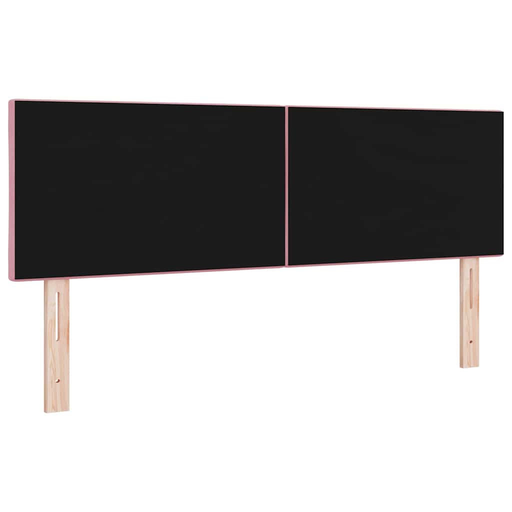 vidaXL Κεφαλάρι Ροζ 144 cm Βελούδο