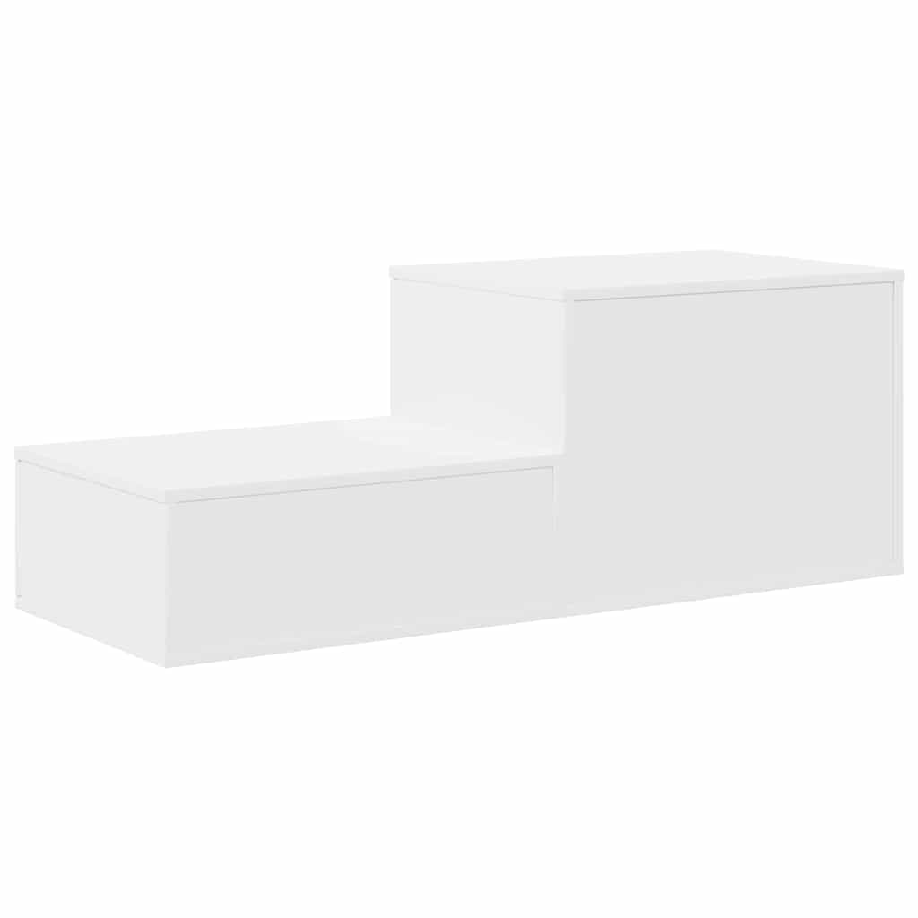 vidaXL Ντουλάπι αποθήκευσης 2 pcs Λευκό 118 x 41 x 40 εκ