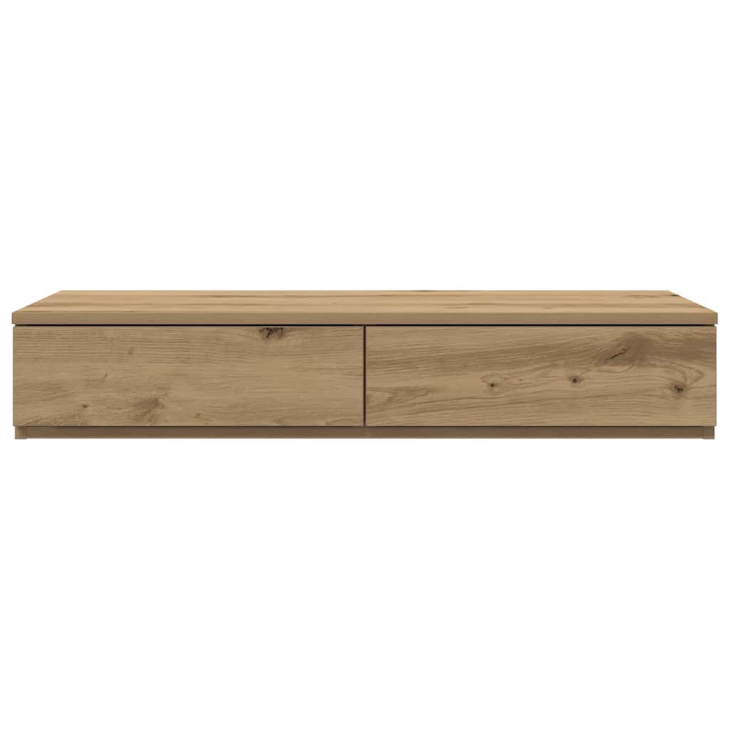 vidaXL Συρτάρια κρεβατιού με συρτάρι Artisan Oak 100 x 36,5 x 16,5 εκ