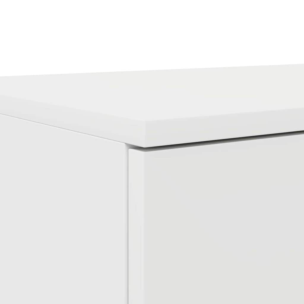 vidaXL Συρτάρια κρεβατιού Λευκό 90 x 36,5 x 16,5 εκ Επεξεργασμένο ξύλο