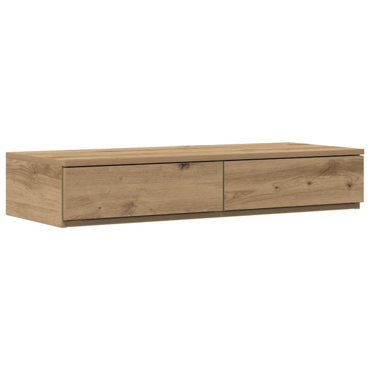 vidaXL Συρτάρια κρεβατιού με συρτάρι Artisan Oak 75 x 36,5 x 16,5 εκ