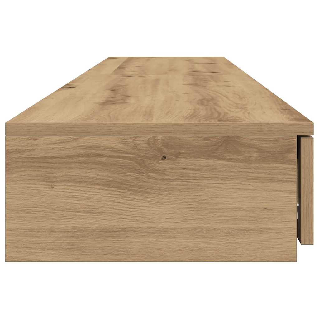 vidaXL Συρτάρια κρεβατιού με συρτάρι Artisan Oak 180 x 36,5 x 16,5 εκ