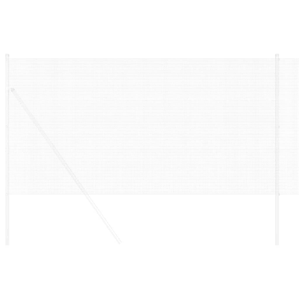 vidaXL Συγκολλητός φράχτης από σύρμα Ασημί 0.4 x 10 μ