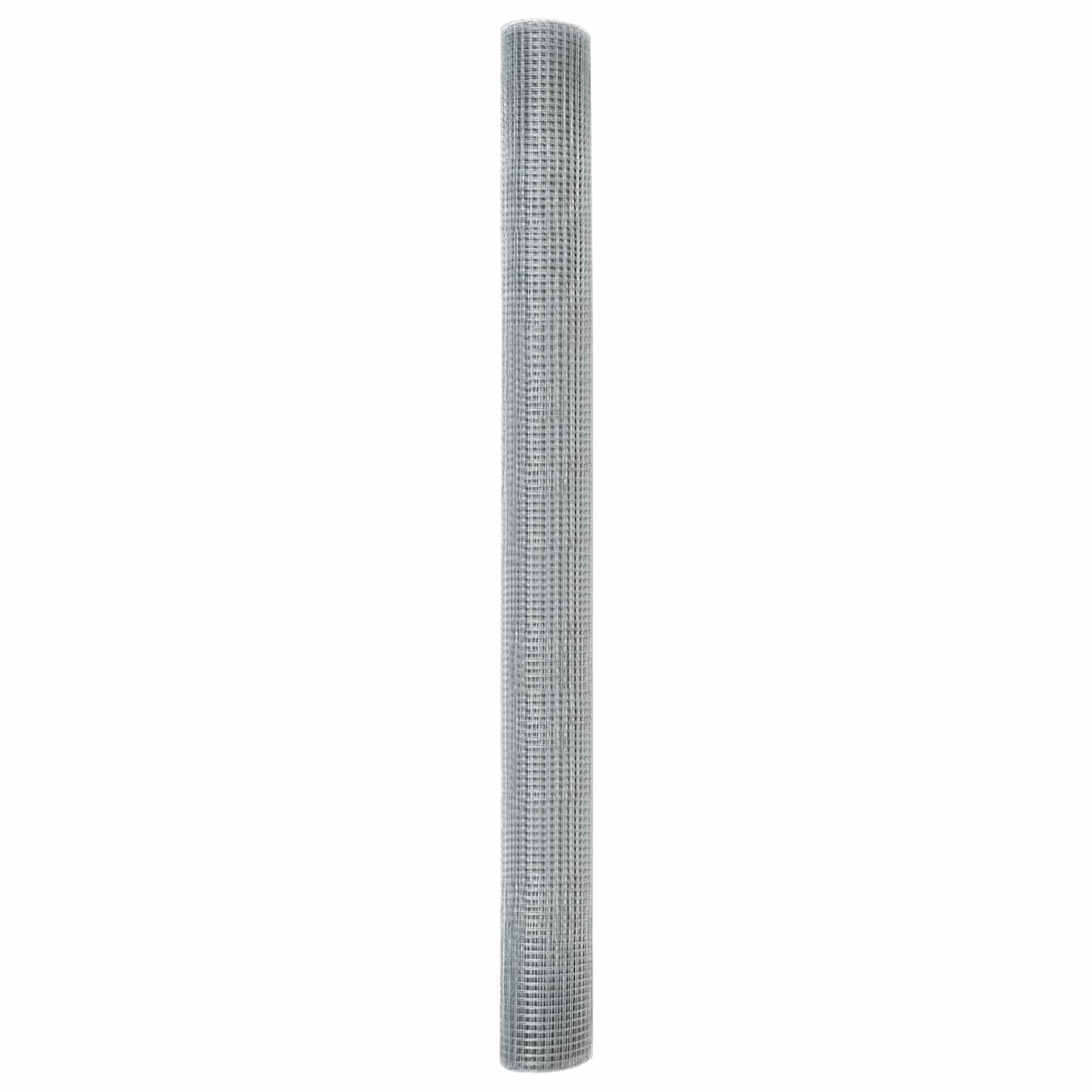vidaXL Συγκολλητός φράχτης από σύρμα Ασημί 1.5 x 10 m