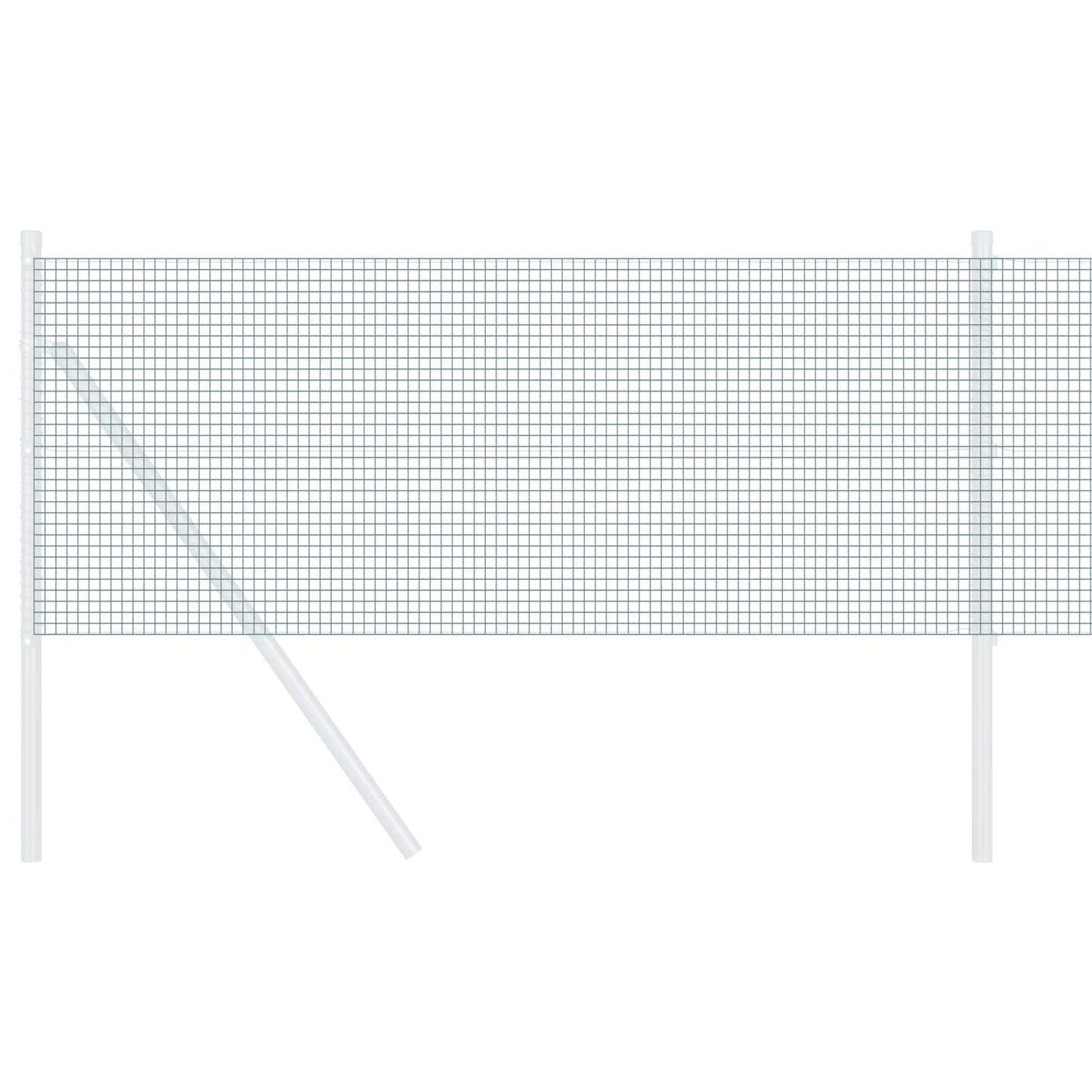vidaXL Συγκολλητός φράχτης από σύρμα Πράσινο 0.6 x 10 μ