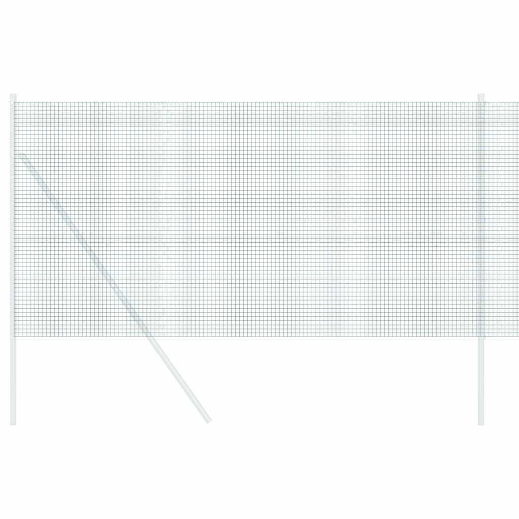 vidaXL Συγκολλητός φράχτης από σύρμα Πράσινο 1.4 x 25 m