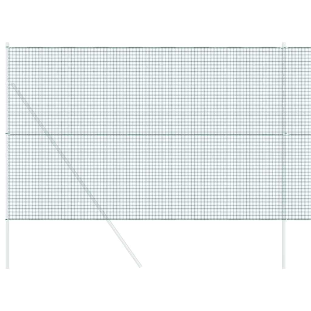 vidaXL Συγκολλητός φράχτης από σύρμα Πράσινο 1.6 x 25 m