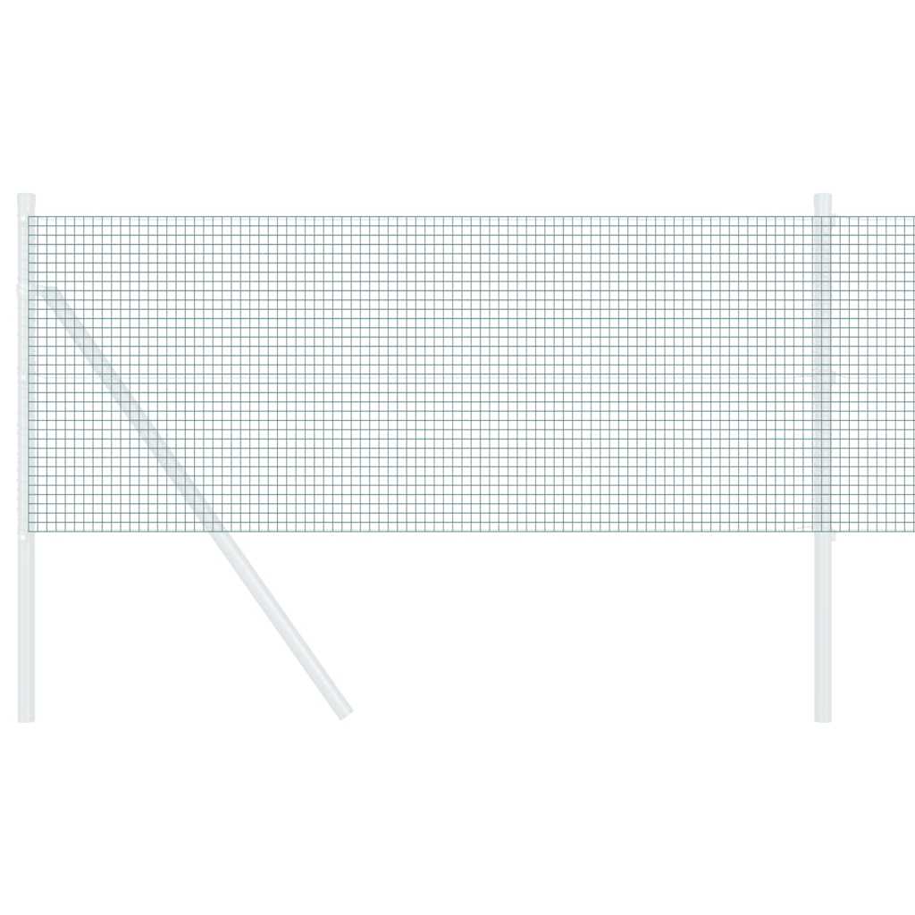 vidaXL Συγκολλητός φράχτης από σύρμα Πράσινο 0.5 x 50 μ.