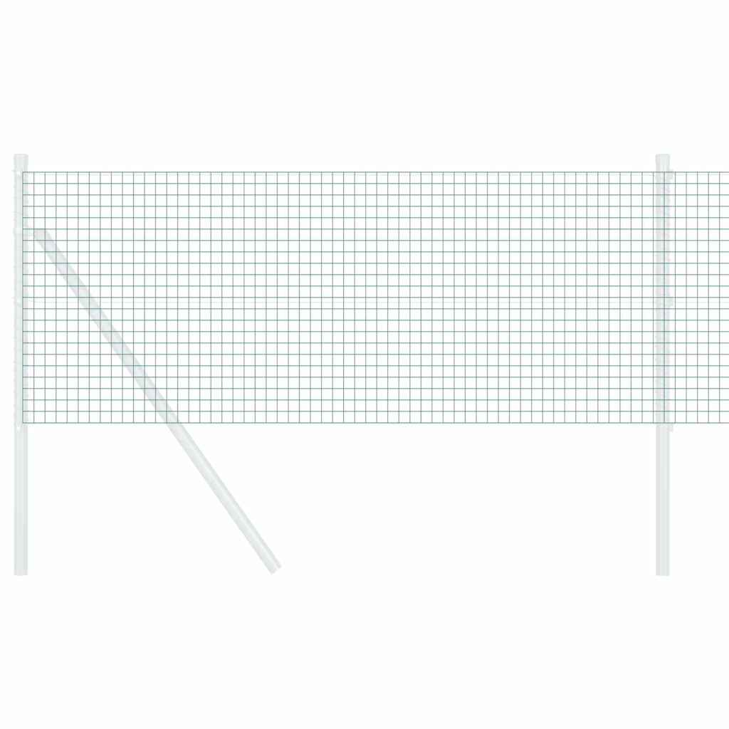 vidaXL Συγκολλητός φράχτης από σύρμα Πράσινο 0.8 x 100 μ