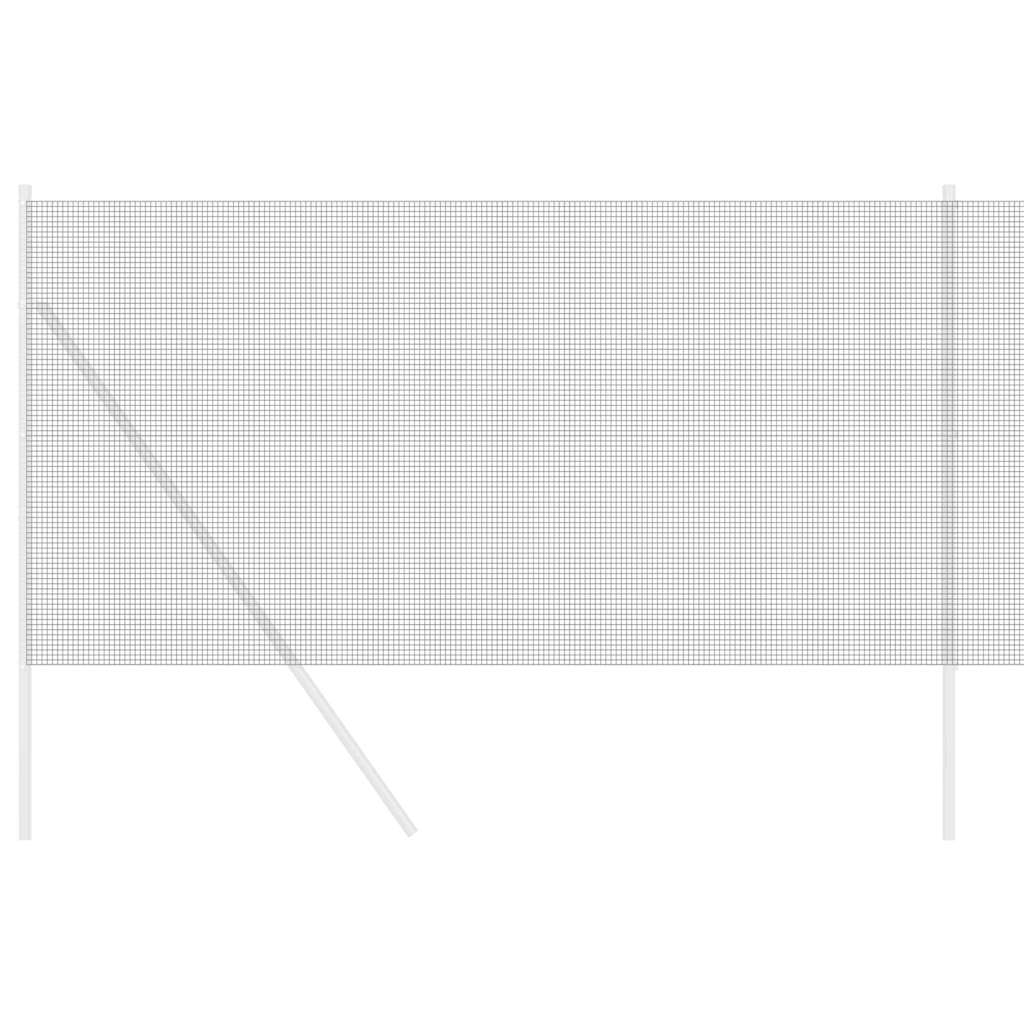 vidaXL Συγκολλητός φράχτης από σύρμα Γκρι 1.2 x 10 m