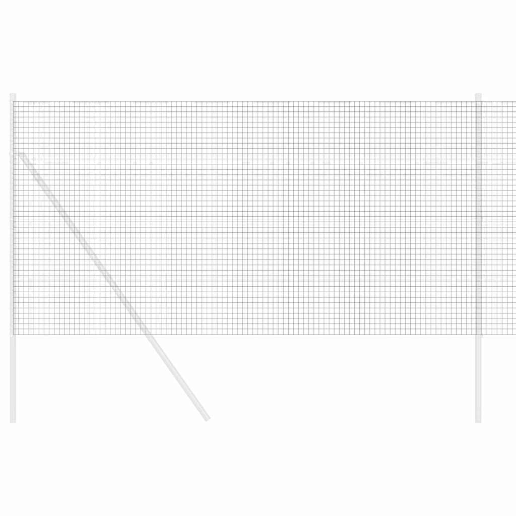 vidaXL Συγκολλητός φράχτης από σύρμα Γκρι 1.2 x 10 m