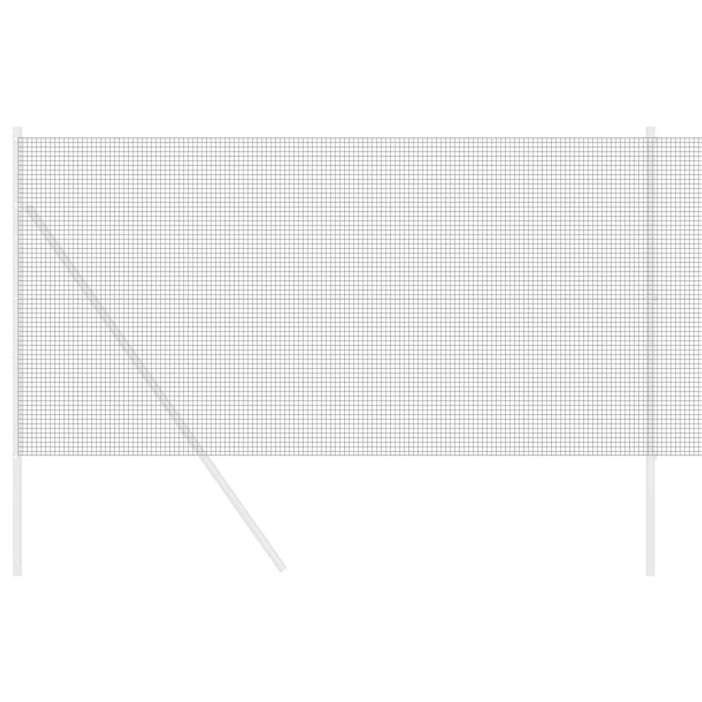 vidaXL Συγκολλητός φράχτης από σύρμα Γκρι 1.2 x 25 m
