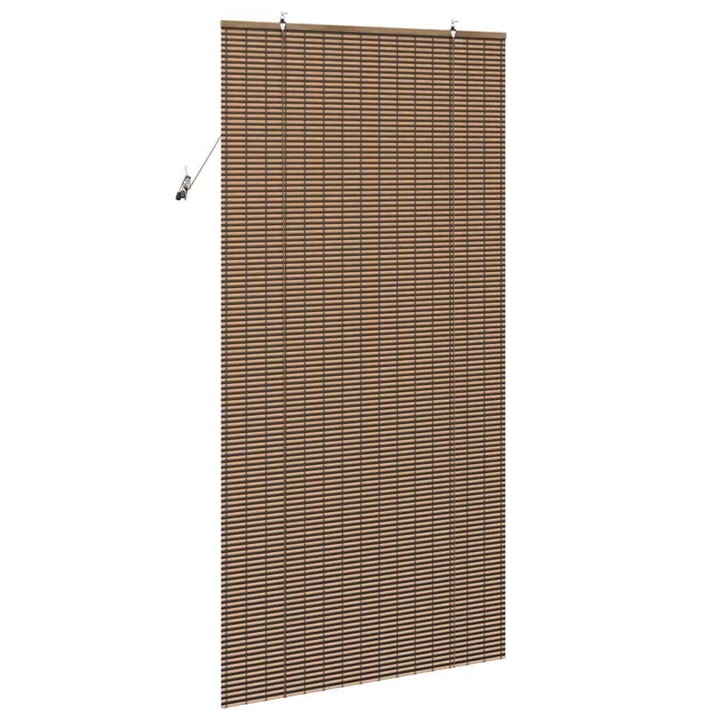 vidaXL Ρολό Παραθύρου Γεωμετρικό Καφέ 110 x 220 cm Μπαμπού