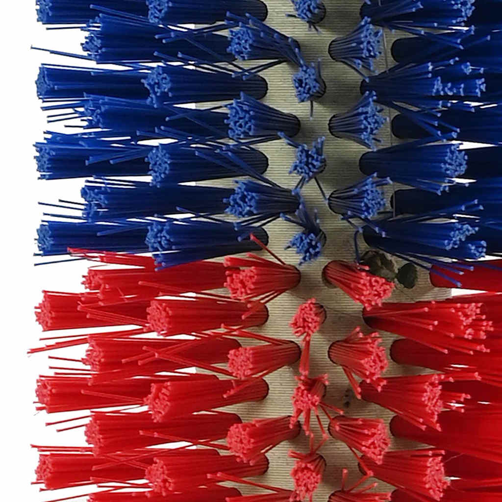 vidaXL Βούρτσες Βοοειδών Κόκκινο και μπλε 20 x 9 x 50 εκ.