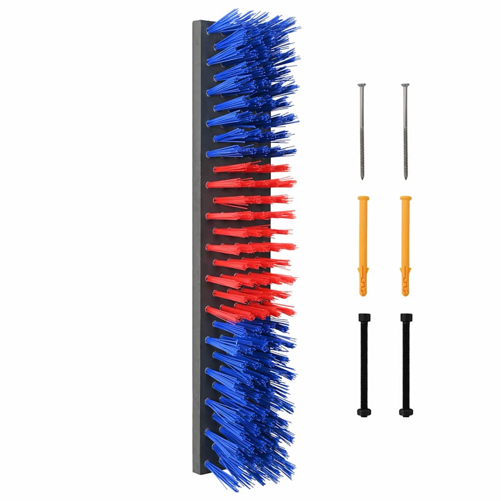 vidaXL Βούρτσες Βοοειδών Κόκκινο και μπλε 50 x 10 x 6.5 εκ.