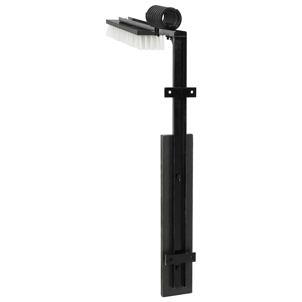 vidaXL Βούρτσες Βοοειδών Μαύρο και Λευκό 84 x 10 x 91 εκ. PVC