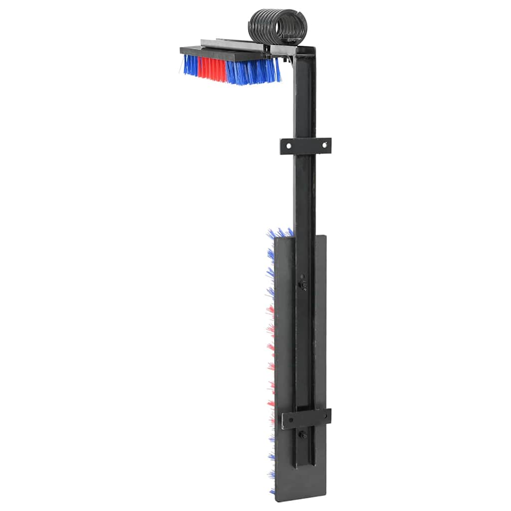 vidaXL Βούρτσες Βοοειδών Κόκκινο και μπλε 84 x 10 x 91 εκ. PVC