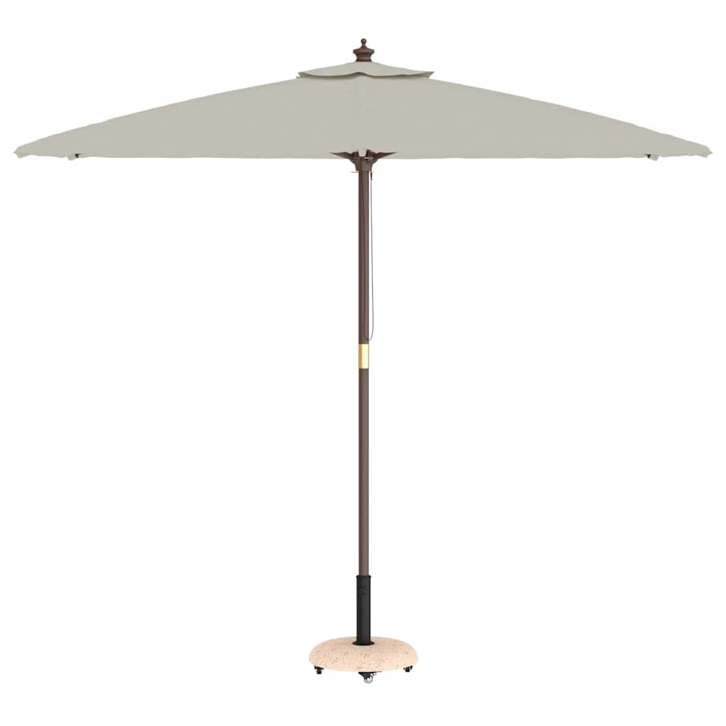 vidaXL Βάση ομπρέλας Κίτρινο και Μαύρο 45 x 45 x 40 cm