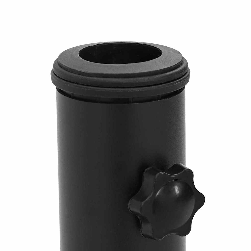 vidaXL Βάση ομπρέλας Απαλός Γκρι και Μαύρος 45 x 45 x 40 cm