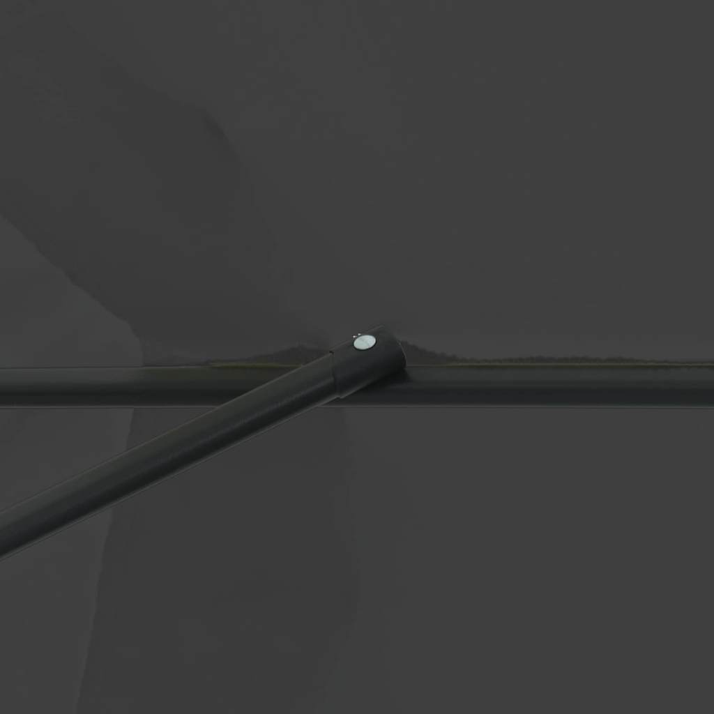 vidaXL Ομπρέλα Κήπου ø395x245 εκ Ανθρακί