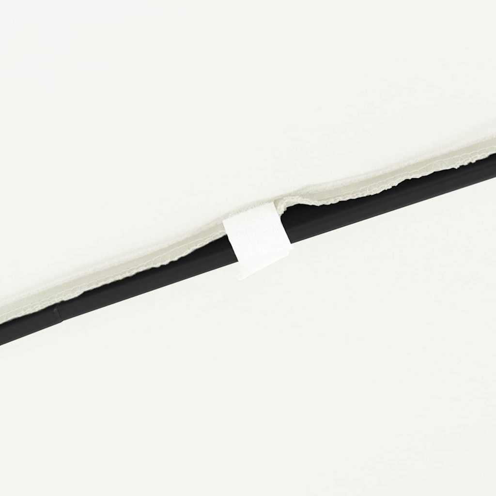 vidaXL Τετράγωνη Ομπρέλα Κήπου 295x245 εκ Μπεζ Λευκή