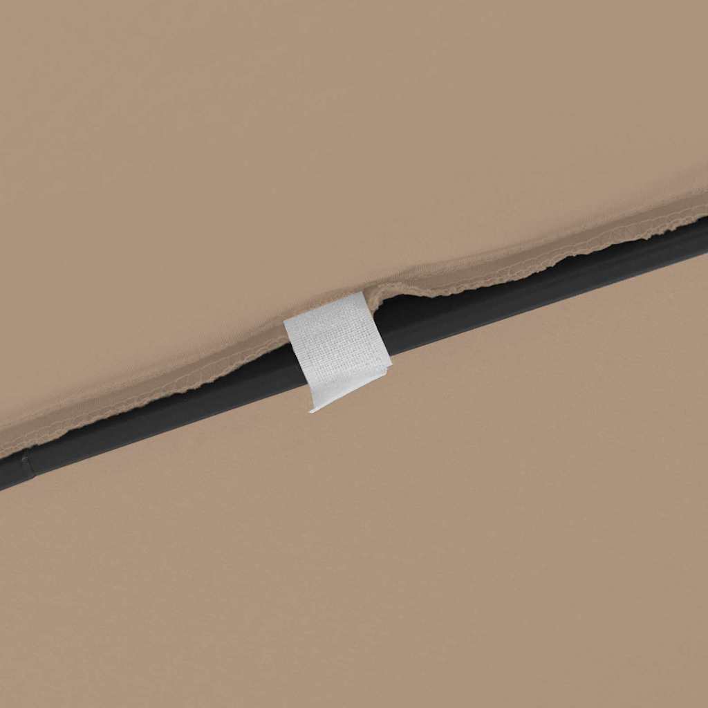 vidaXL Τετράγωνη Ομπρέλα Κήπου 295x245 εκ. Ταμπά