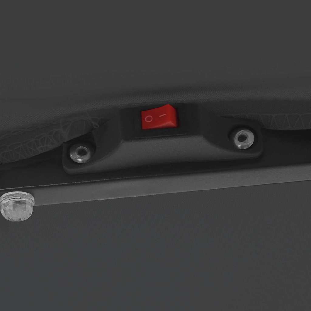 vidaXL Τετράγωνη Ομπρέλα Κήπου με LED Φώτα 295x245 εκ. Ανθρακί