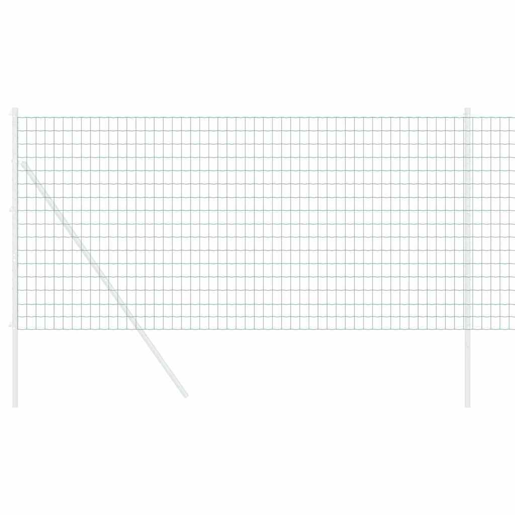 vidaXL Φράχτης Ευρώπης Πράσινος 1.4x10 μ Σίδερο