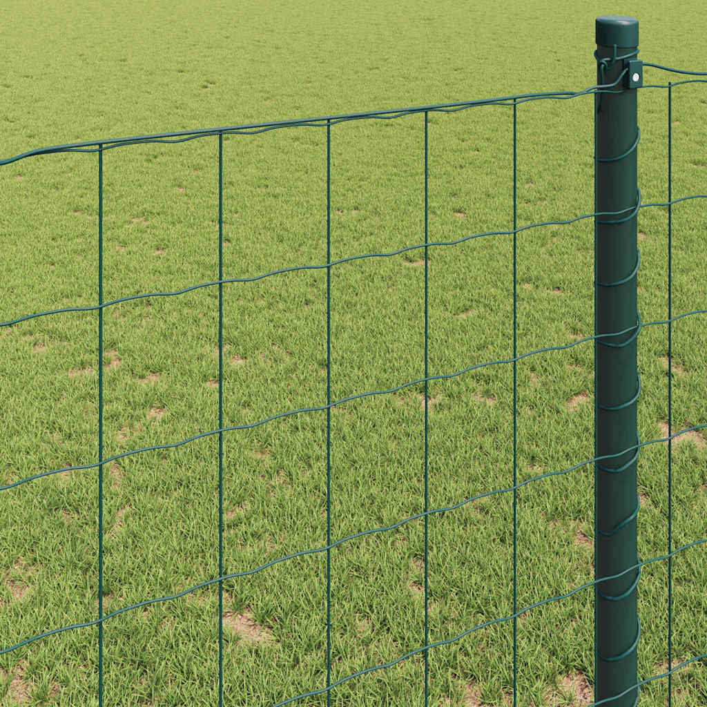 vidaXL Ευρωπαϊκός Φράκτης Πράσινος 0,6x10 μ Σίδερο