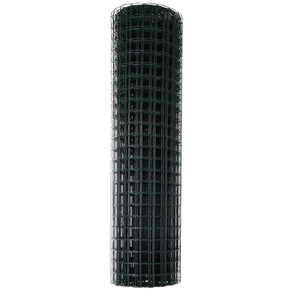 vidaXL Ευρωπαϊκός Φράκτης Πράσινος 1x25 μ Σίδερος