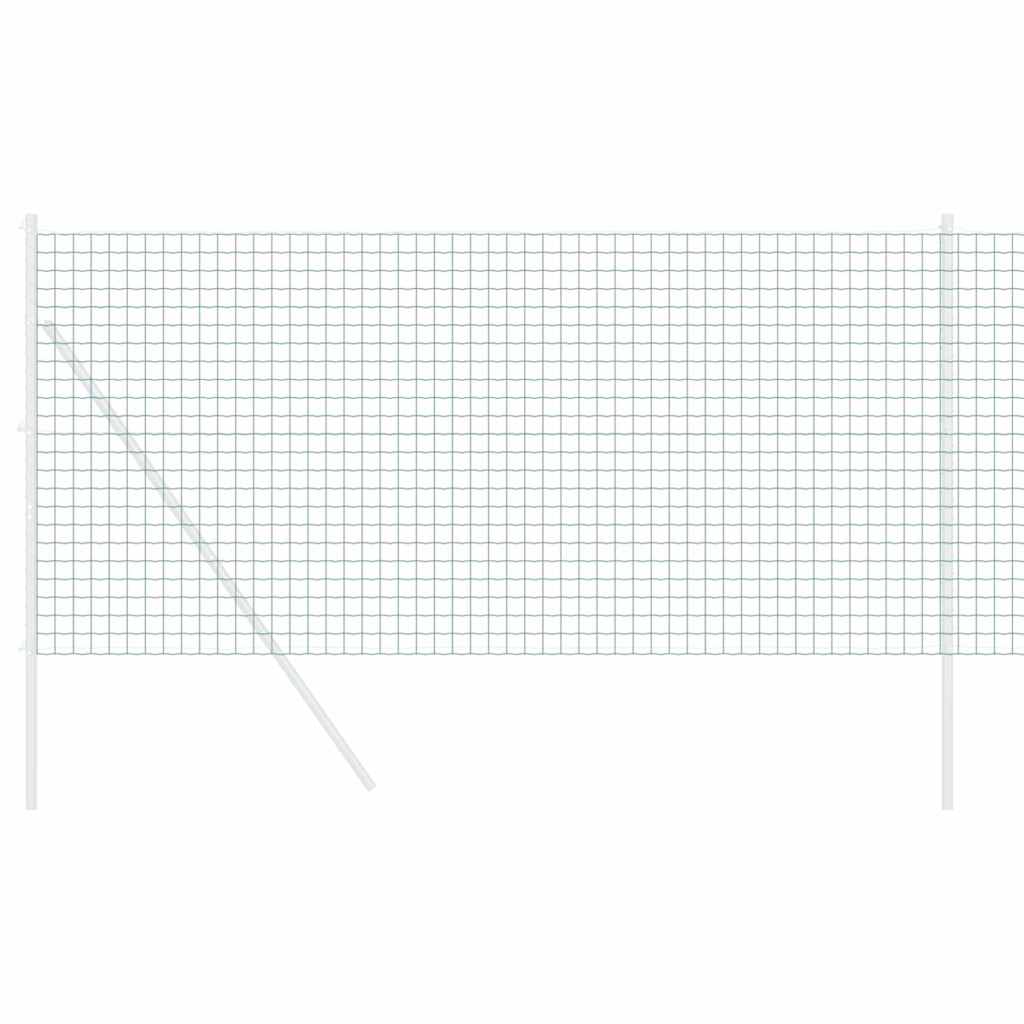 vidaXL Ευρωπαϊκός Φράχτης Πράσινος 1.2x25 μ Σιδερένιος