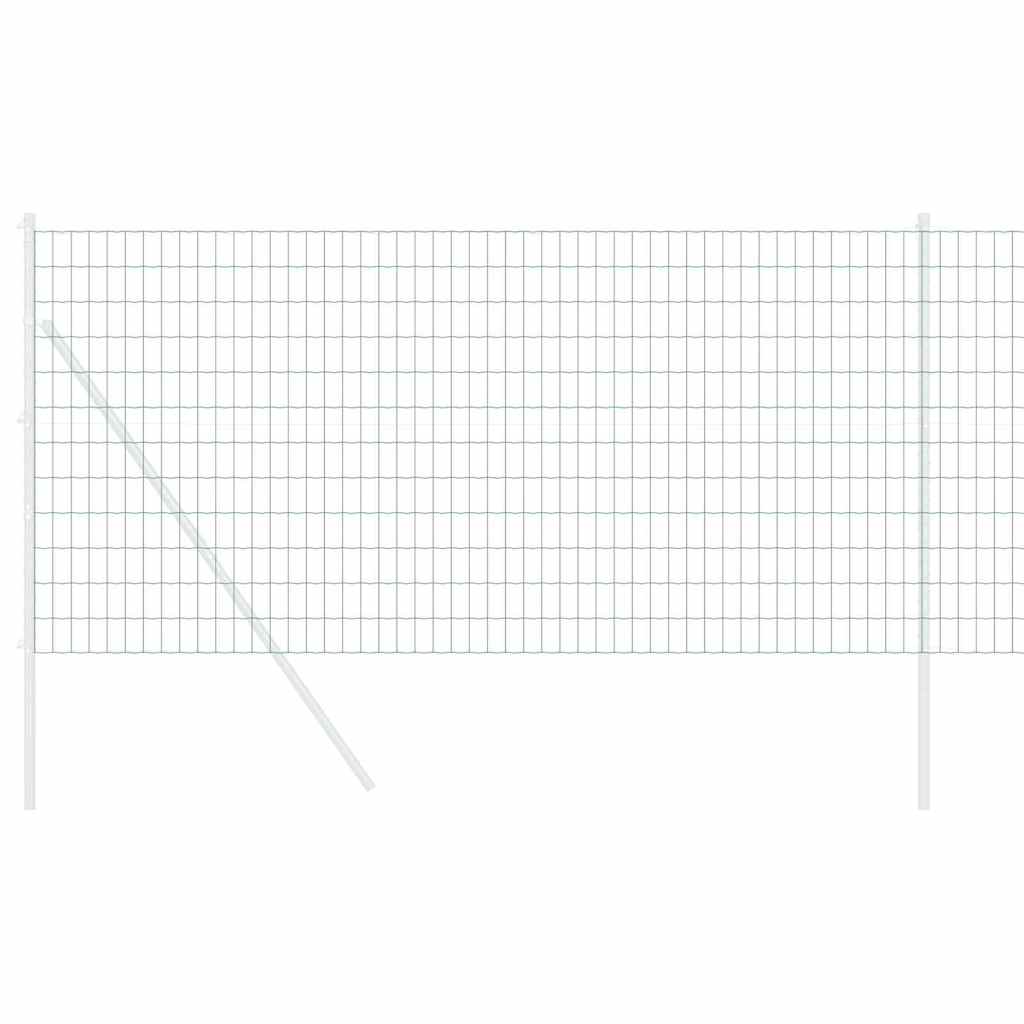 vidaXL Euro Fence Πράσινος 1x25 μ Σίδερο