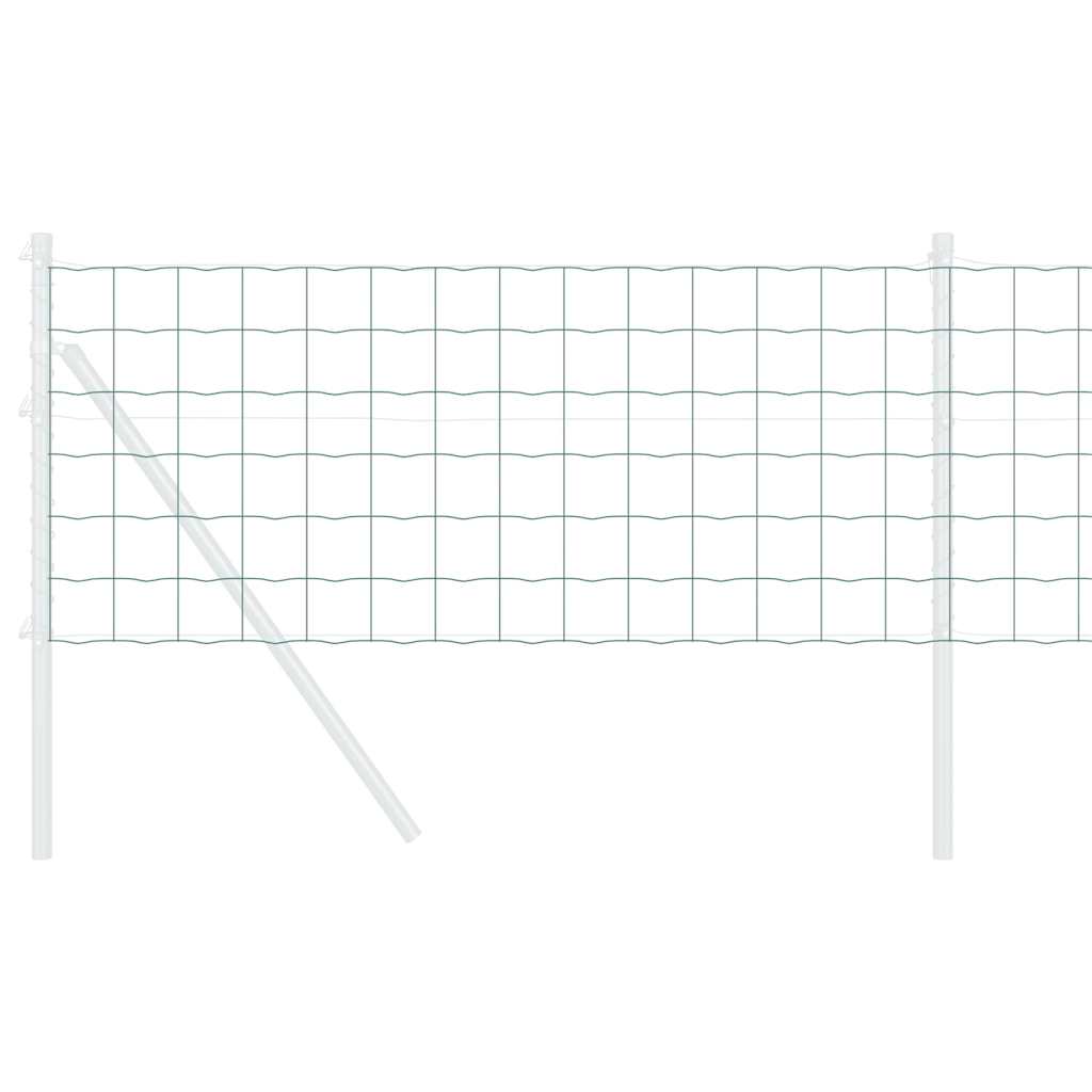 vidaXL Ευρωπαϊκό Φράχτη Πράσινος 0.6x25 μ Σίδηρος