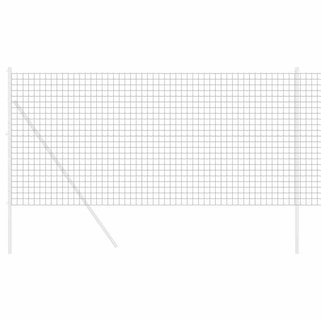 vidaXL Φράκτης Ευρωπαϊκός Γκρι 1x10 μ Σίδερο