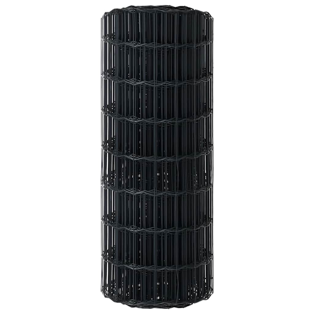 vidaXL Ευρωπαϊκός Φράκτης Γκρι 0.6x25 μ Σίδερο