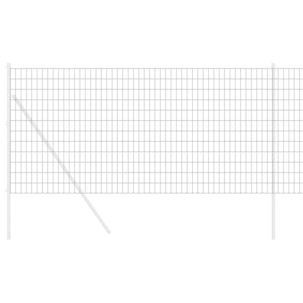 vidaXL Ευρωπαϊκό Φράχτη Γκρι 1x25 μ. Σίδηρος