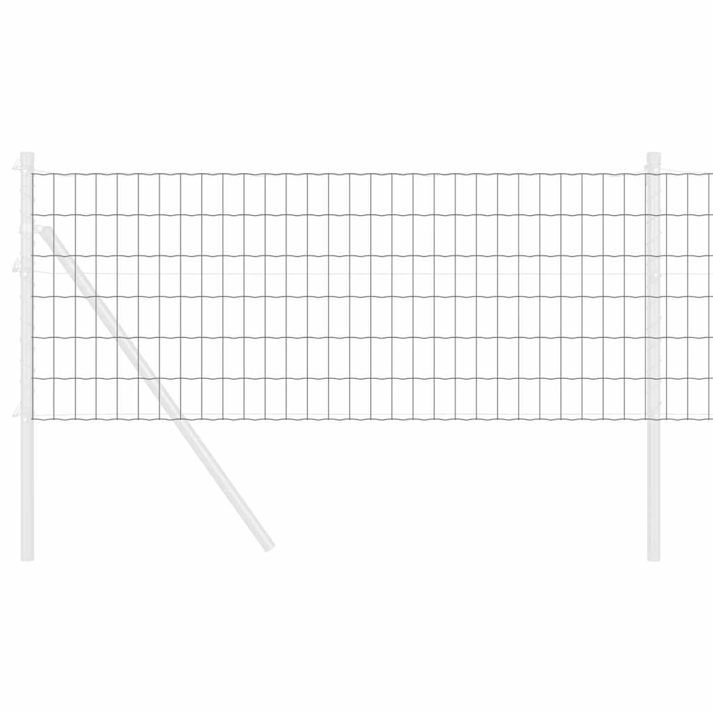 vidaXL Ευρωπαϊκός Φράχτης Γκρι 0.4x50 μ Σίδηρος