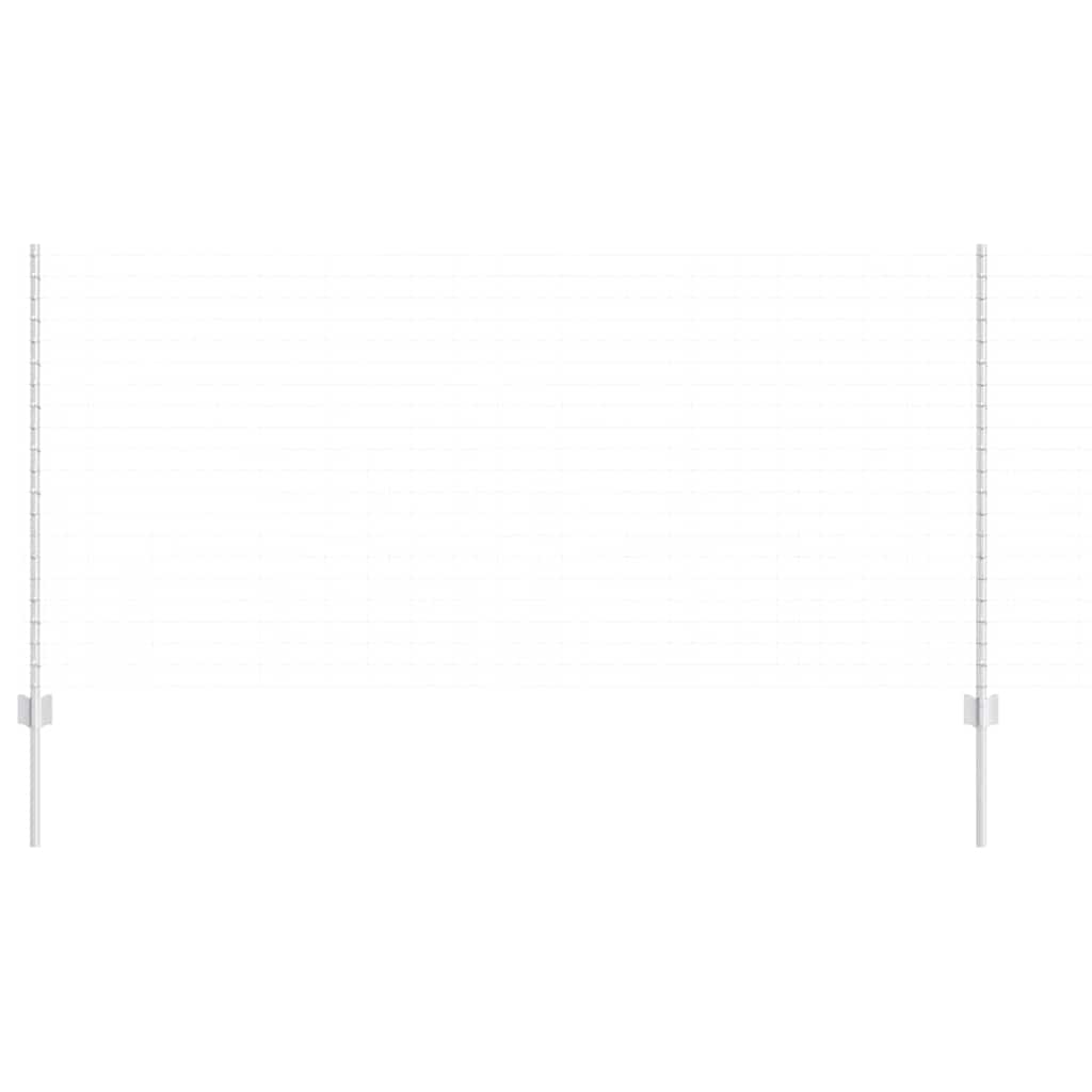 vidaXL Πό posts φράχτη 88 pcs Ασημί 160 cm Ατσάλι