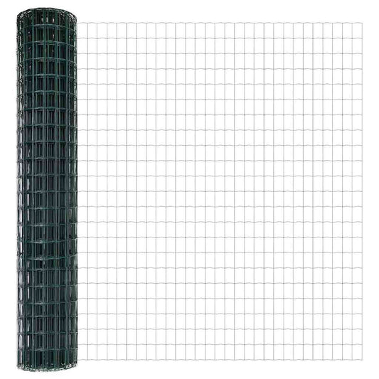 vidaXL Euro Fence με 5 U Posts Πράσινο 1.6x10 μ Χάλυβας