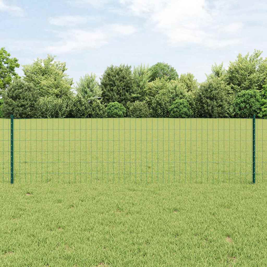 vidaXL Περίφραξη Euro με Στήλη 50 x 0,6 μ PVC-Επικαλυμμένο Ατσάλι