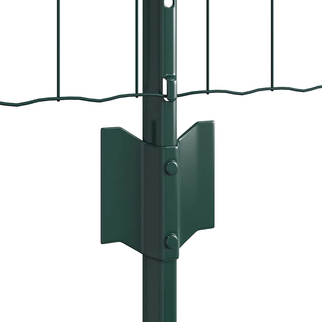 vidaXL Ευρωπαϊκή Επί Fence με 11 U Posts Πράσινο 0,6x25 μ Ατσάλι