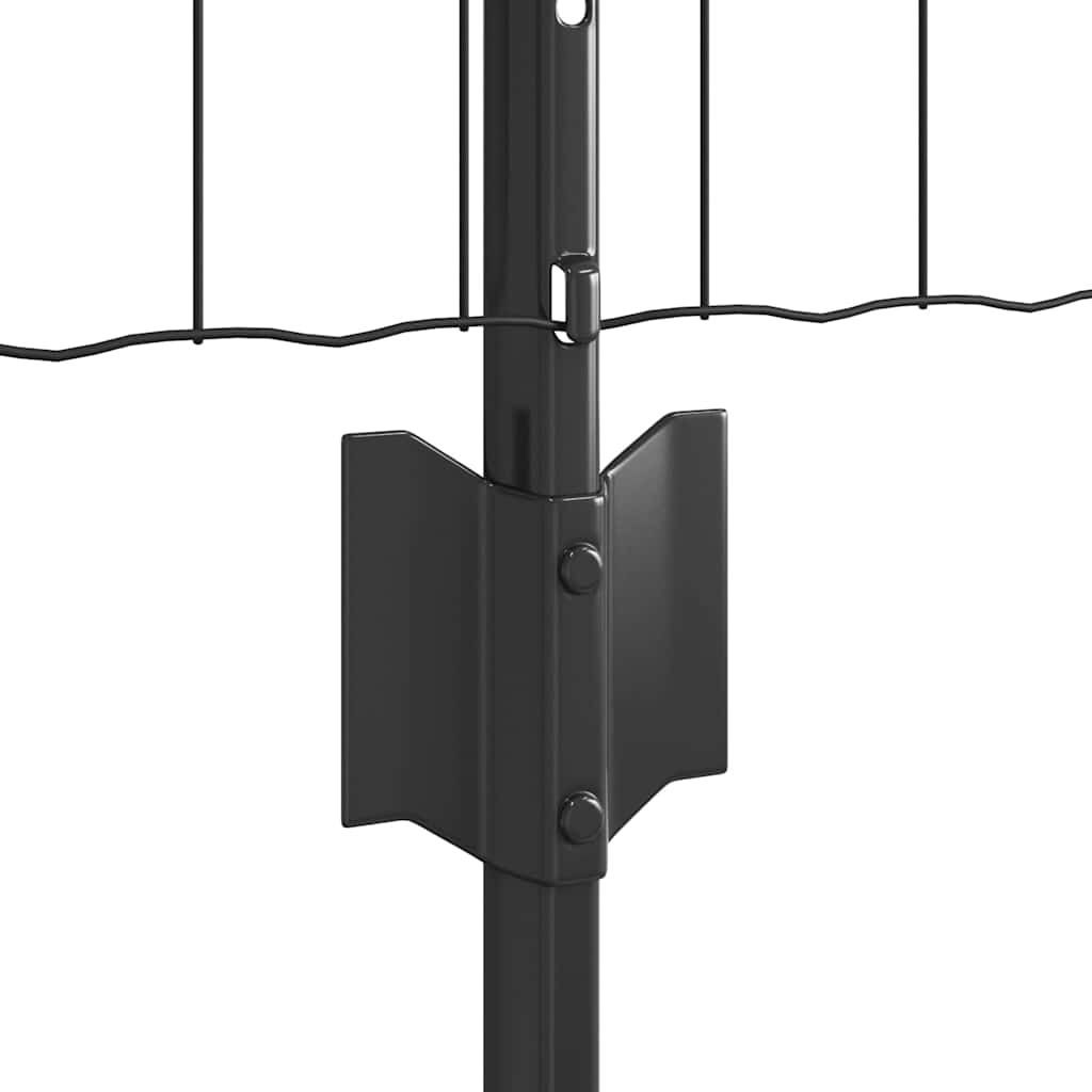 vidaXL Euro Fence με 5 U Posts Γκρι 0.4x10 μ Σίδερο