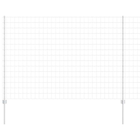 vidaXL Ευρωπαϊκός φράκτης με 10 υποστηρίγματα αλουμινίου 1,5x10 μ από ατσάλι