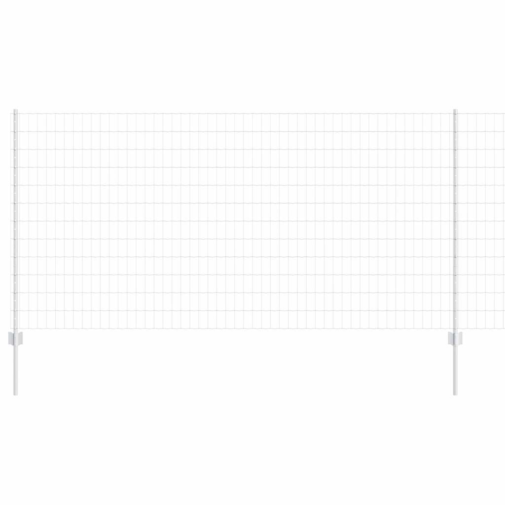 vidaXL Ευρωπαϊκό Φράκτη με 22 Στήλες Αλουμινίου 1,2x25 μ Χάλυβας