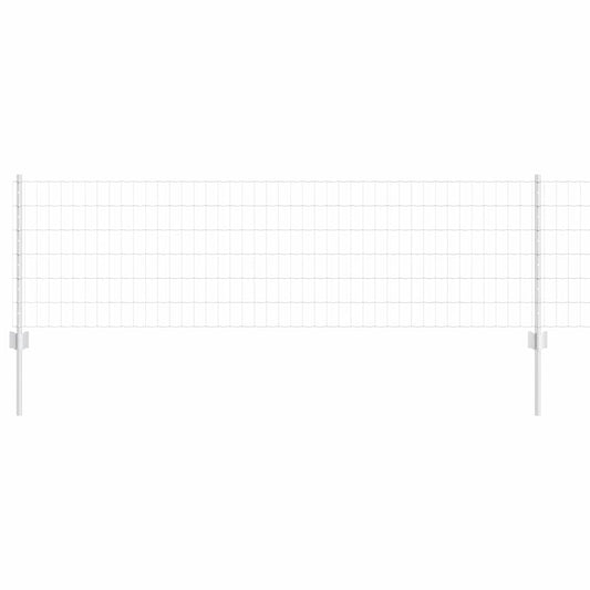 vidaXL Ευρωπαϊκό Φράχτη με 11 στήλες Αλουμινίου 0,6x50 μ Ατσάλι