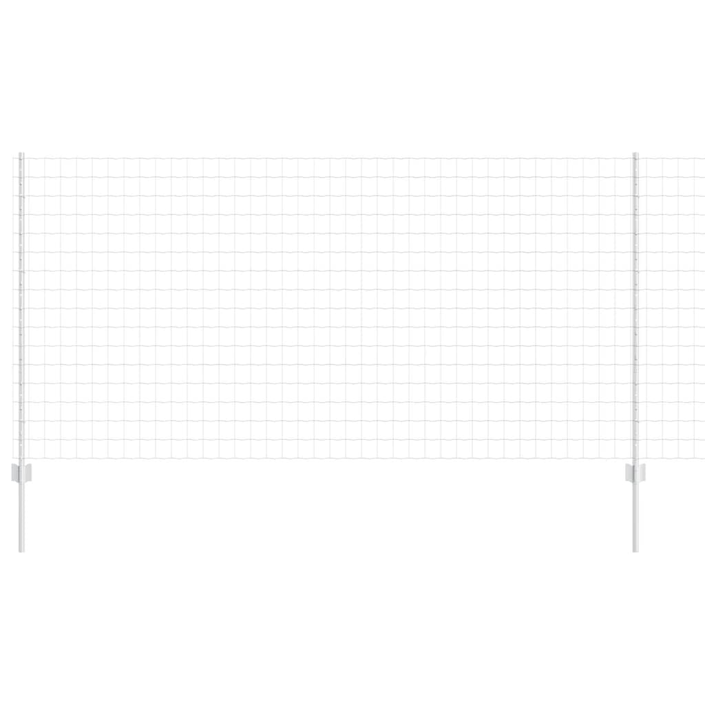 vidaXL Ευρωπαϊκό Φράχτη με 22 Στύλους Αλουμινίου 1,2x25 μ Ατσάλι